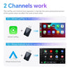 NEW Wireless Mini Box 2In1 Carplay Android Auto Wireless Mini Box Adapter Smart Plug and Play Dongle Bluetooth Wifi Fast Connect