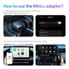 NEW Wireless Mini Box 2In1 Carplay Android Auto Wireless Mini Box Adapter Smart Plug and Play Dongle Bluetooth Wifi Fast Connect